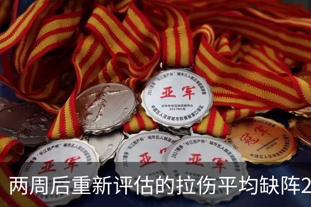 两周后重新评估的拉伤平均缺阵2.3周，约7.9场比赛